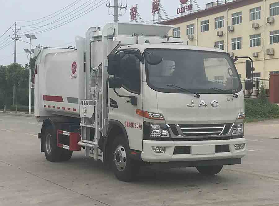 江淮駿玲國(guó)六餐廚兩用垃圾車(chē)